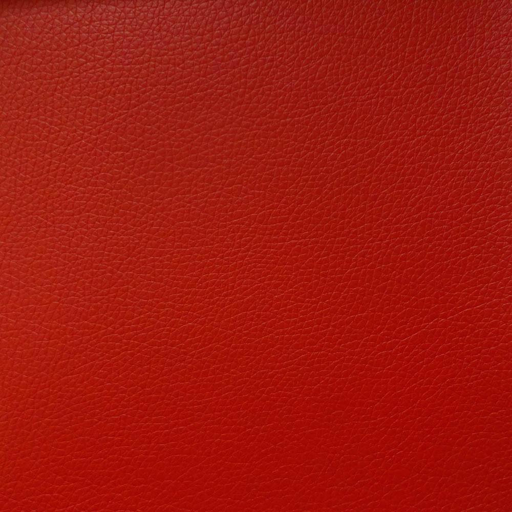 Red 1.2 mm Thickness Soft PVC Faux Leather Vinyl Fabric / 40 Yards Roll