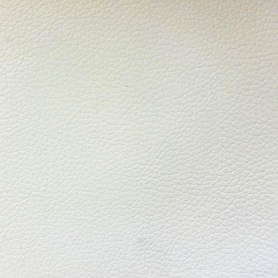 White 1.2 mm Thickness Soft PVC Faux Leather Vinyl Fabric / 40 Yards Roll