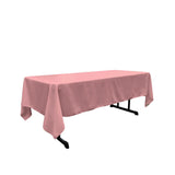 Rose 100% Polyester Rectangular Tablecloth 60 x 108"