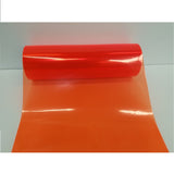 Orange 12 Gauge Tinted Plastic Vinyl Fabric