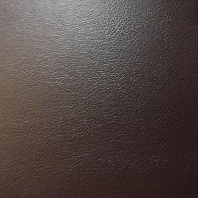 Brown 1.0 mm Thickness Soft PVC Faux Leather Vinyl Fabric / 40 Yards Roll