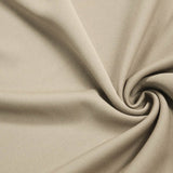 Taupe Solid Stretch Scuba Double Knit Fabric