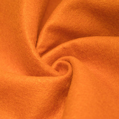Tangerine Solid Felt Fabric, 72