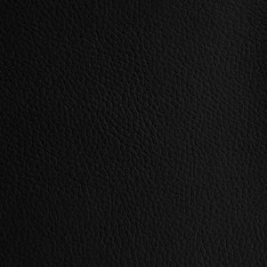 Black 1.0 mm Thickness Textured PVC Faux Leather Vinyl Fabric / 40 Yards Roll