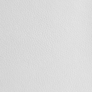 White 1.0 mm Thickness Textured PVC Faux Leather Vinyl Fabric / 40 Yards Roll