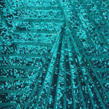 Turquoise Bombshell Stretch Sequin Fabric