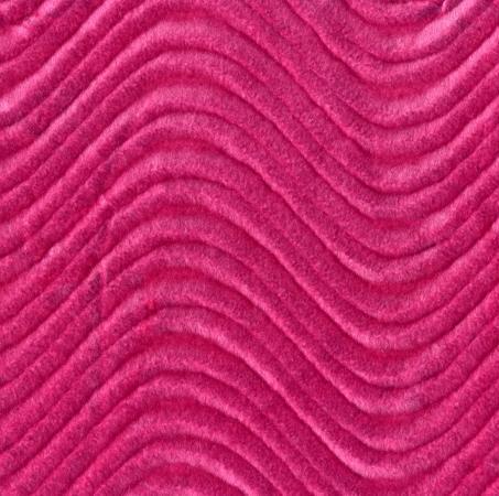Fuchsia Velvet Flocking Swirl Upholstery Fabric