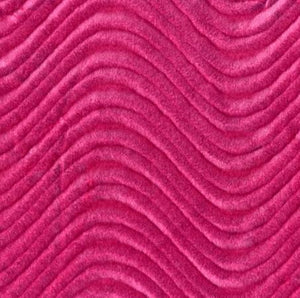 Fuchsia Velvet Flocking Swirl Upholstery Fabric