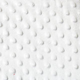 White Minky Dimple Dot Fabric