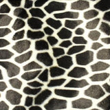 Brown Velboa Fur Giraffe Animal Short Pile Fabric