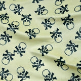 Banana Skull Velboa Faux Fake Fur Short Pile Fabric
