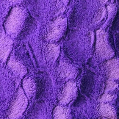 Purple Rich Minky Stella Fabric