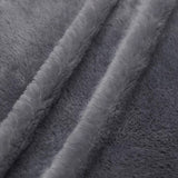 Charcoal Rich Minky Bear Fabric
