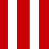 2 Inches White and Red Stripes Poly Cotton Fabric