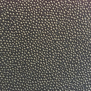 Black Gold Grain Reptile Embossed Vinyl Fabric