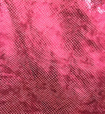 Hot Pink Iridescent Holo Foil Spandex