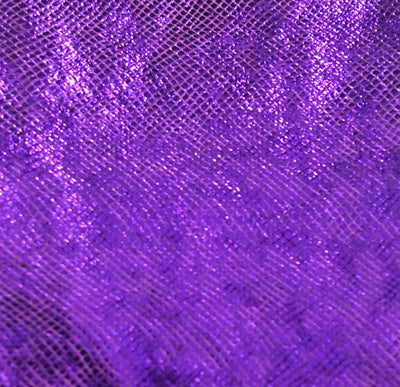 Purple Iridescent Holo Foil Spandex