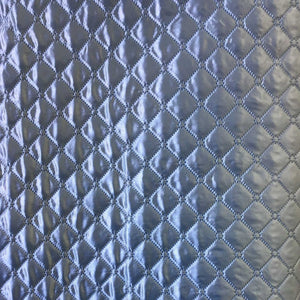 Polyester Quilted Padded Lining Light Blue Fabric
