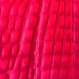 Fuchsia Stretch Tissavel Chinchilla Faux Fake Fur Fabric