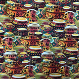 Indian African Ethnic Pattern 5 Design 100% Cotton Fabric