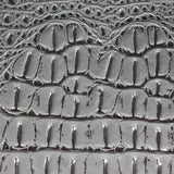 Gray Silver Two Tone Alligator Vinyl Fabric / 40 Yards Roll