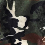  Velboa Faux Fake Fur Army Camouflage Fabric