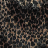 Baby Cheetah Chocolate Velboa Fur Cheetah Animal Short Pile Fabric