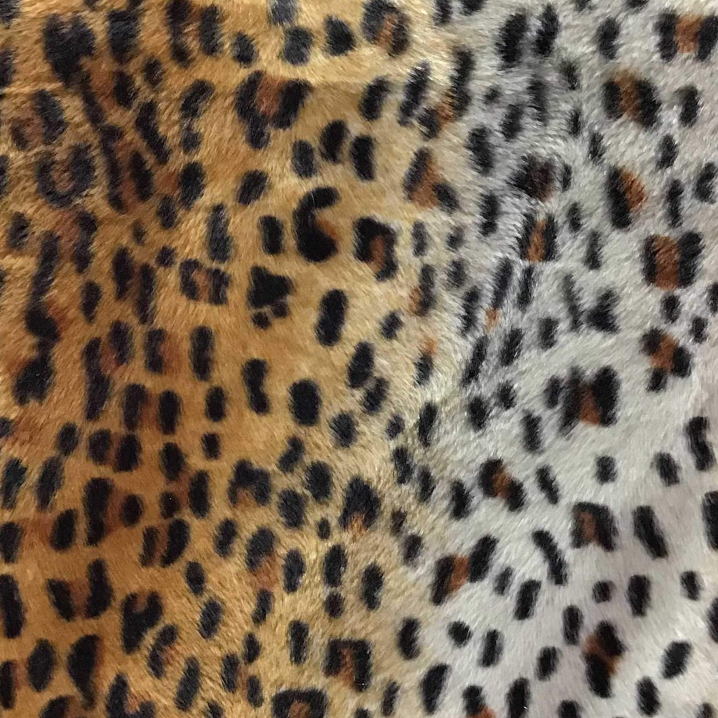 Baby Cheetah Original Velboa Fur Cheetah Animal Short Pile Fabric