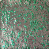 Silver Green Mystique Splats Stretch Spandex