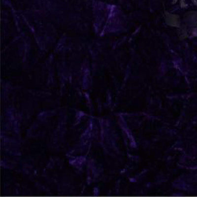 Eggplant Flocking Crushed Velvet Fabric / 50 Yards Roll