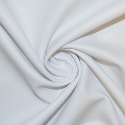 White Spandex Lame Foil Stretch Metallic Fabric