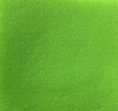 Neon Light Green Super Techno Neoprene Scuba Knit 4-way Stretch Fabric / 50 Yards Roll