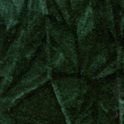 Hunter Green Flocking Crushed Velvet Fabric