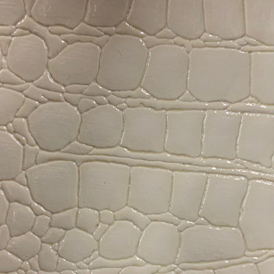 Ivory Vinyl Crocodile, 55
