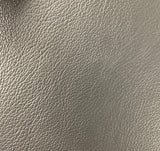Charcoal 1.0 mm Thickness Soft PVC Faux Leather Vinyl Fabric / 40 Yards Roll
