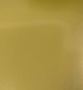 Gold Glossy Faux Leather Upholstery Patent Vinyl Fabric / 40 Yards Roll