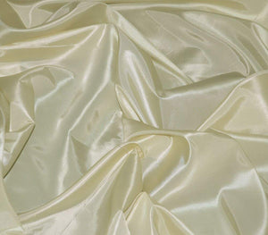 Ivory Taffeta Solid Fabric