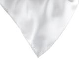 14 Ft. Hunter White Accordion Pleat Satin Table Skirt