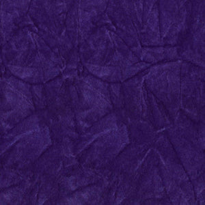 Purple Flocking Crushed Velvet Fabric