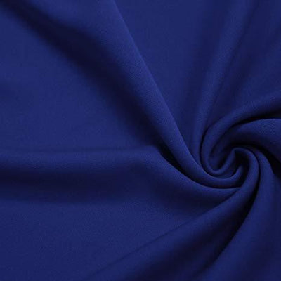 Royal Solid Stretch Scuba Double Knit Fabric / 50 Yards Roll