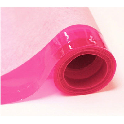 Pink 12 Gauge Tinted Plastic Vinyl Fabric