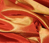 Orange Taffeta Solid Fabric