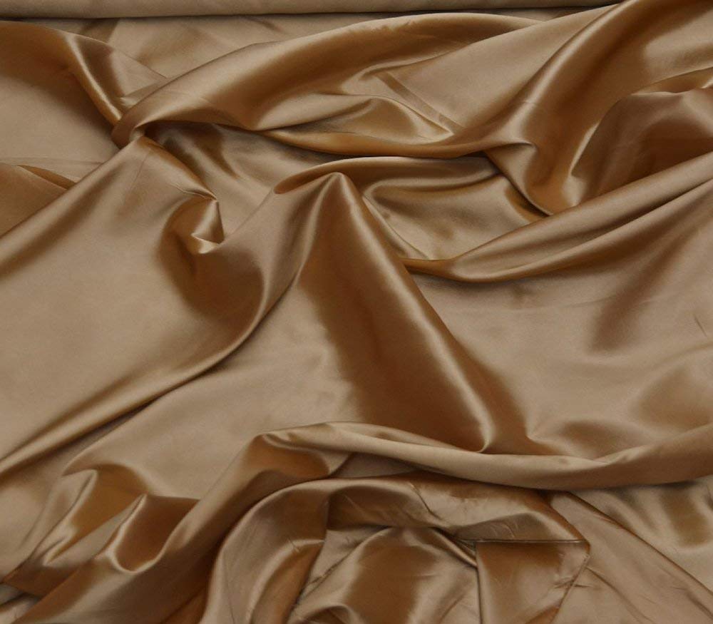 Gold Taffeta Solid Fabric