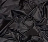 Black Taffeta Solid Fabric