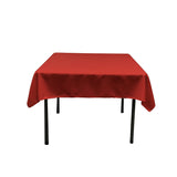 Red Square Polyester Overlay Tablecloth 60" x 60"