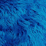 Turquoise Faux Fake Mongolian Animal Fur Fabric Long Pile