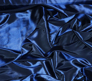 Navy Blue Taffeta Solid Fabric