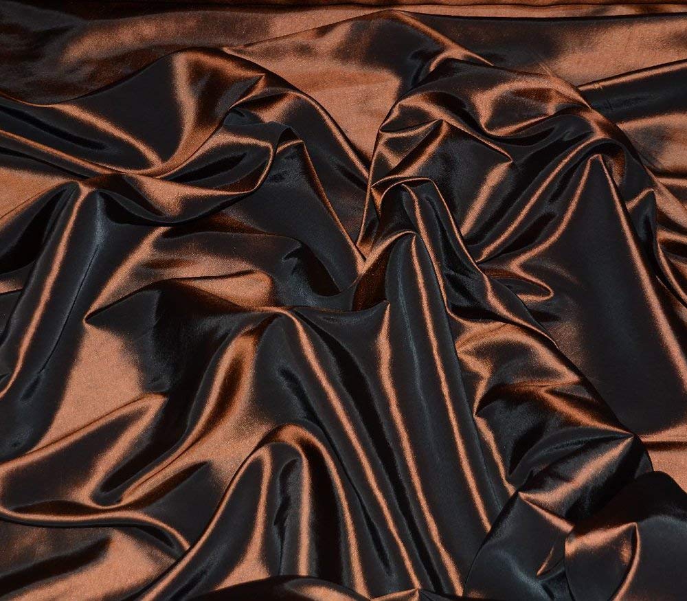 Brown Taffeta Solid Fabric