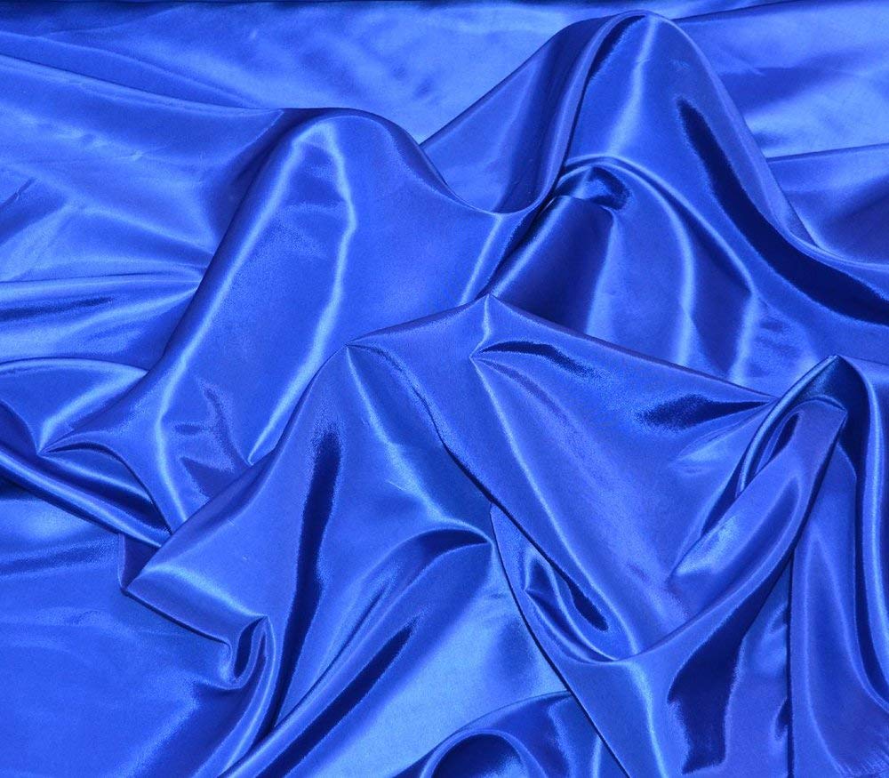 Royal Blue Taffeta Solid Fabric