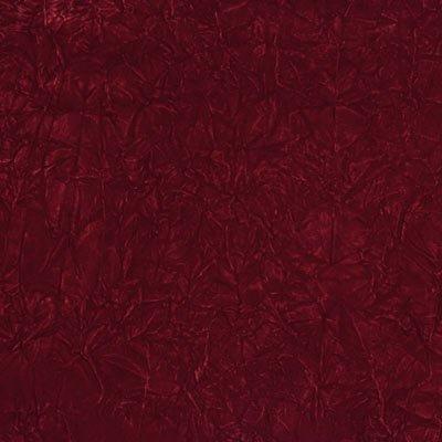 Dark Red Flocking Crushed Velvet Upholstery Fabric / 50 Yards Roll